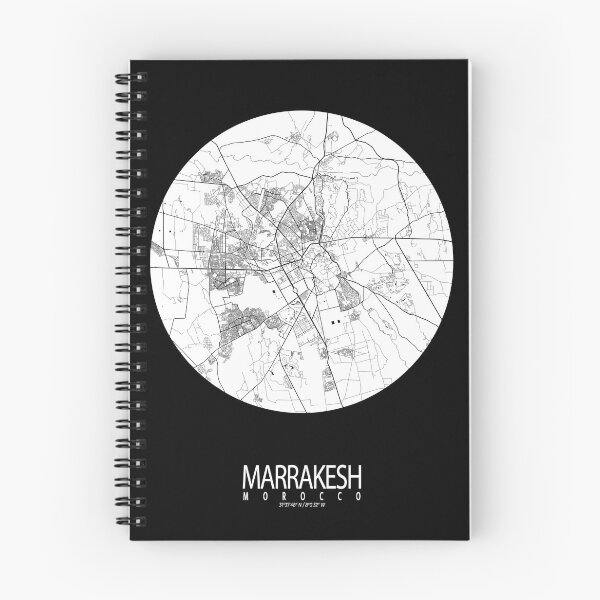 Item preview, Marrakesh City Map of Morocco - Full Moon designed and sold by deMAP.