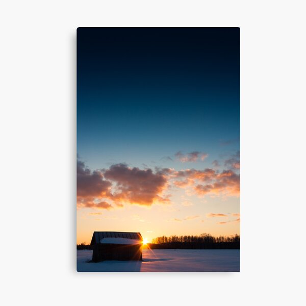 Gradient of Coldness Canvas Print