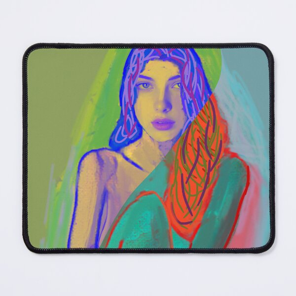 Item preview, Semi-abstract digital painting of female nude model designed and sold by pulchritude560.