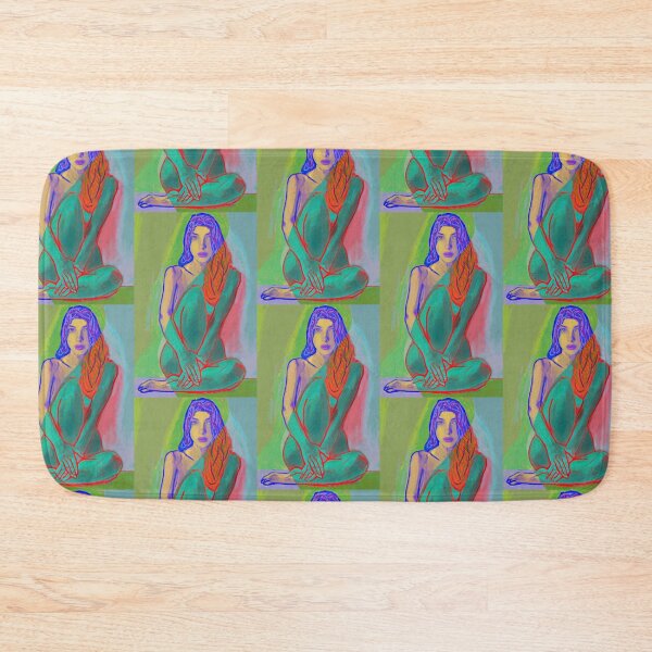 Item preview, Semi-abstract digital painting of female nude model designed and sold by pulchritude560.