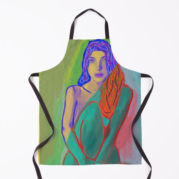 Item preview, Semi-abstract digital painting of female nude model designed and sold by pulchritude560.
