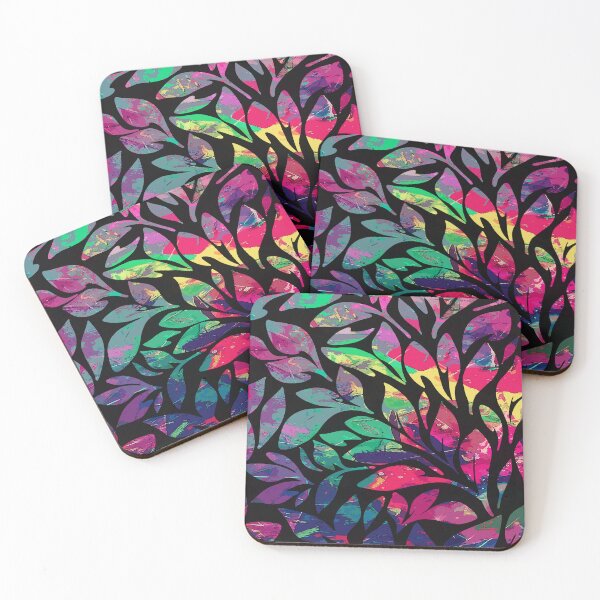 Item preview, Chromatic Foliage: Multicolored Leaf Pattern designed and sold by GAP90.