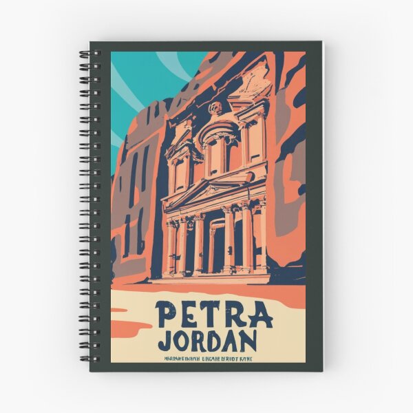 Item preview, A Vintage Travel Art of Petra - Jordan  designed and sold by GoodOldVintage.
