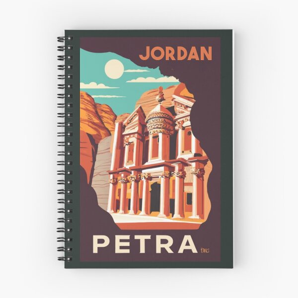 Item preview, A Vintage Travel Art of Petra - Jordan  designed and sold by GoodOldVintage.