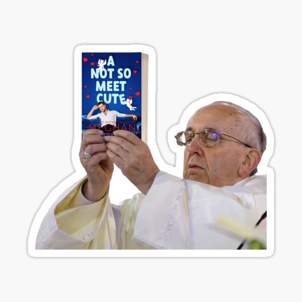 Item preview, A Not So Meet Cute Meghan Quinn Pope Meme designed and sold by selmaal.