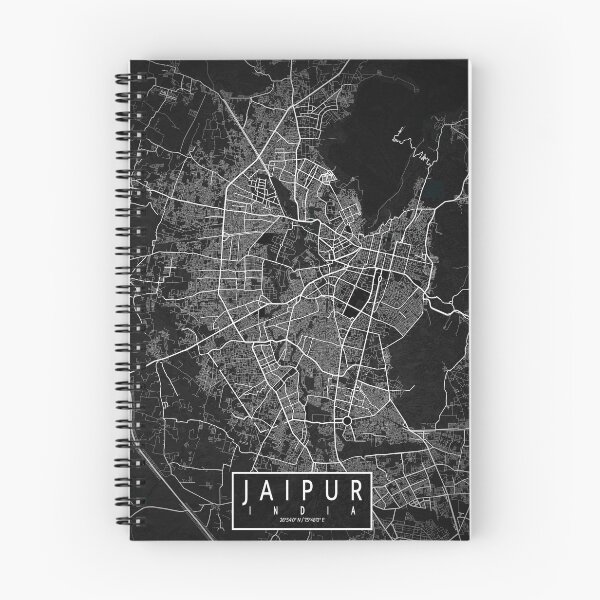 Item preview, Jaipur City Map of India - Dark designed and sold by deMAP.