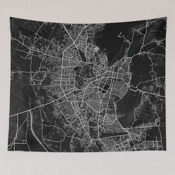 Item preview, Jaipur City Map of India - Dark designed and sold by deMAP.