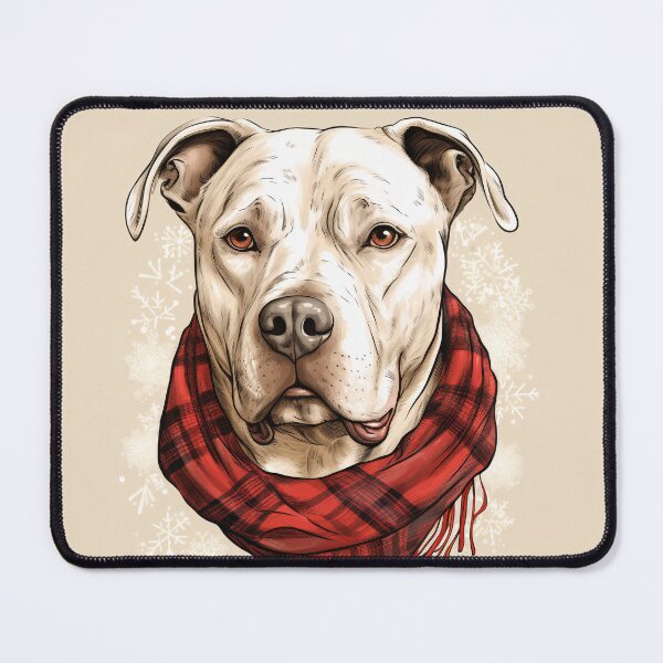 Item preview, Dogo Argentino Christmas Plaid Watercolor designed and sold by rafaeltto.