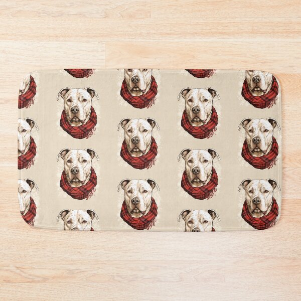 Item preview, Dogo Argentino Christmas Plaid Watercolor designed and sold by rafaeltto.