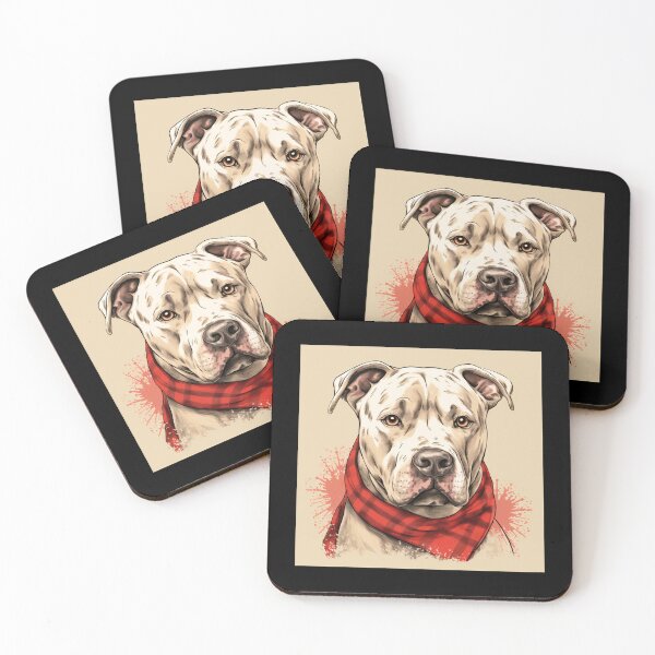 Aperçu de l'œuvre Dogo Argentino Christmas Plaid Watercolor créée et vendue par rafaeltto.