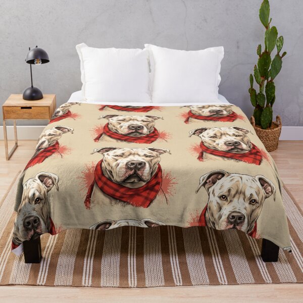 Item preview, Dogo Argentino Christmas Plaid Watercolor designed and sold by rafaeltto.