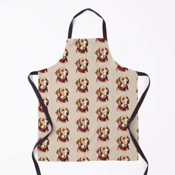 Item preview, English Foxhound Christmas Plaid Watercolor designed and sold by rafaeltto.