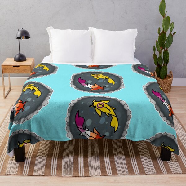 Item preview, Intersex and Lesbian Pride Flag Koi Pond designed and sold by CastleOfDragons.