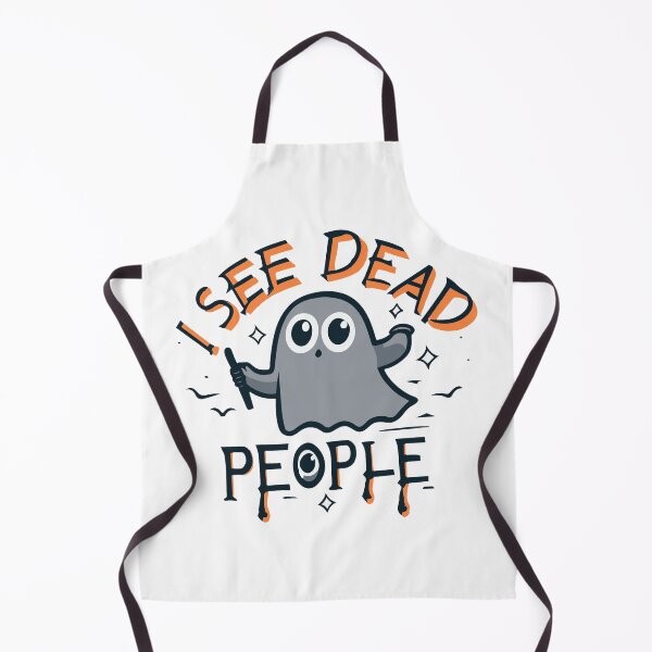 Item preview, Smiling Ghost 'I SEE DEAD PEOPLE' designed and sold by CreativewithArt.
