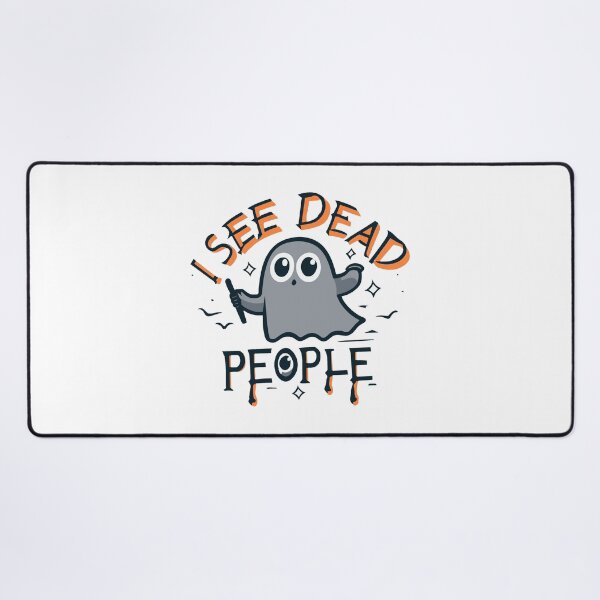 Item preview, Smiling Ghost 'I SEE DEAD PEOPLE' designed and sold by CreativewithArt.