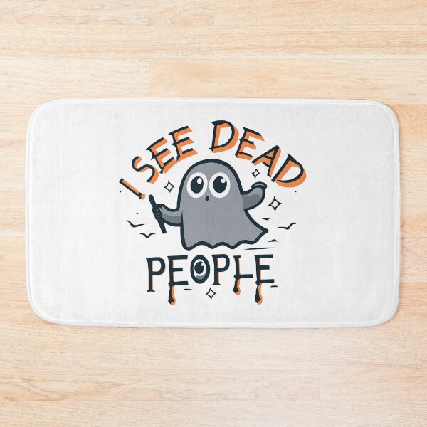 Item preview, Smiling Ghost 'I SEE DEAD PEOPLE' designed and sold by CreativewithArt.