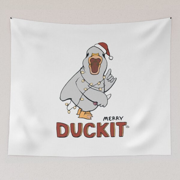 Item preview, Merry Duckit -  Festive Duck Christmas designed and sold by ViewerEqualsPhoton.