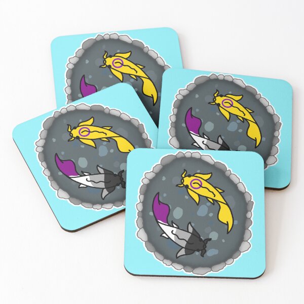 Item preview, Intersex and Ace Pride Flag Koi Pond designed and sold by CastleOfDragons.