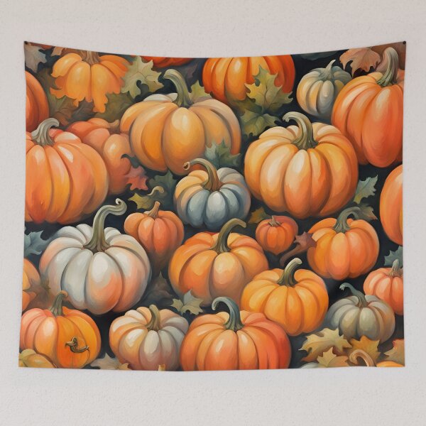 Item preview, Pumpkin Wallpaper designed and sold by Pjay McConnell.