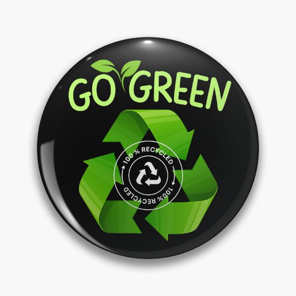 Item preview, Go Green Recycling Leaf Eco-Friendly Design designed and sold by EarthArtDesigns.