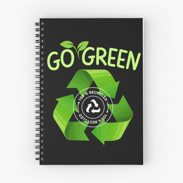 Item preview, Go Green Recycling Leaf Eco-Friendly Design designed and sold by EarthArtDesigns.