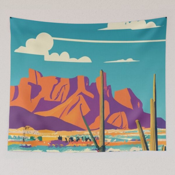 Item preview, A Vintage Travel Art of Tucson - Arizona - US  designed and sold by GoodOldVintage.