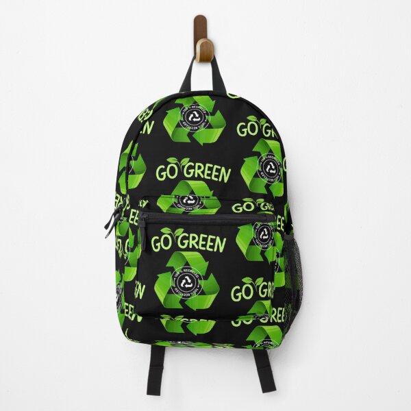 Item preview, Go Green Recycling Leaf Eco-Friendly Design designed and sold by EarthArtDesigns.