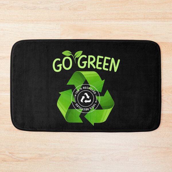 Item preview, Go Green Recycling Leaf Eco-Friendly Design designed and sold by EarthArtDesigns.