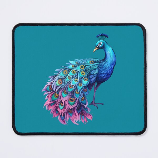 Item preview, Colorful Peacock Peafowl Watercolor Hand Drawn designed and sold by meganohm.