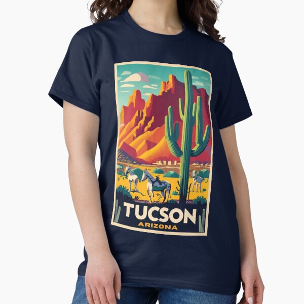 Vista previa del artículo con la obra «Un arte de viaje vintage de Tucson - Arizona - EE. UU.», diseñado y vendido por GoodOldVintage.