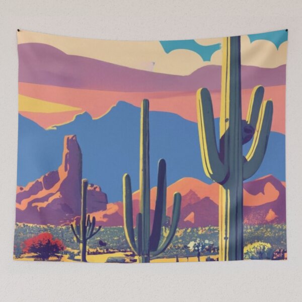Item preview, A Vintage Travel Art of Tucson - Arizona - US  designed and sold by GoodOldVintage.