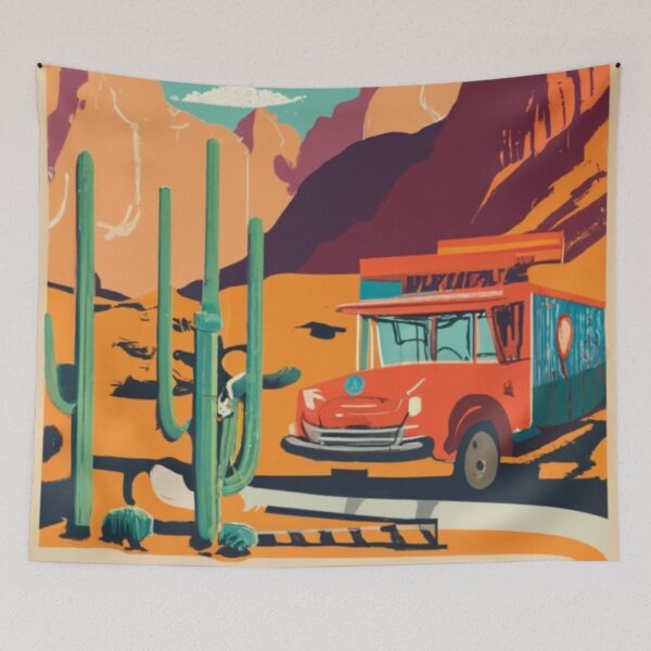 Item preview, A Vintage Travel Art of Tucson - Arizona - US  designed and sold by GoodOldVintage.