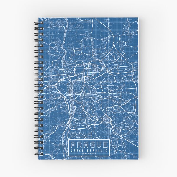 Item preview, Prague City Map of Czech Republic - Blueprint designed and sold by deMAP.