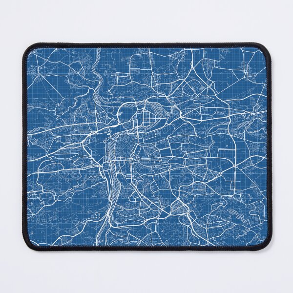 Item preview, Prague City Map of Czech Republic - Blueprint designed and sold by deMAP.
