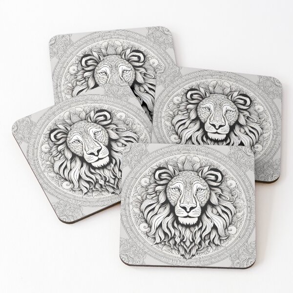 Item preview, Lion Mandala designed and sold by Garosali.