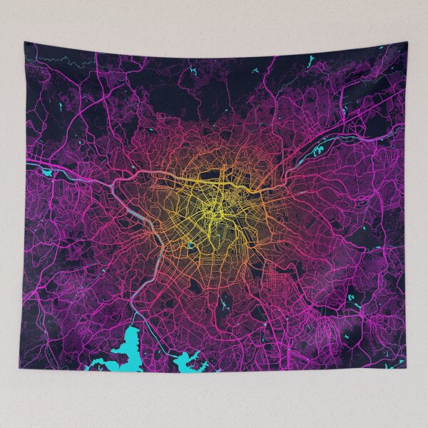 Item preview, Sao Paulo City Map of Brazil - Neon designed and sold by deMAP.