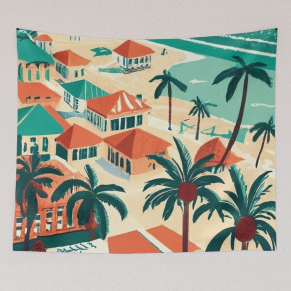 Item preview, A Vintage Travel Art of the Bahamas  designed and sold by GoodOldVintage.
