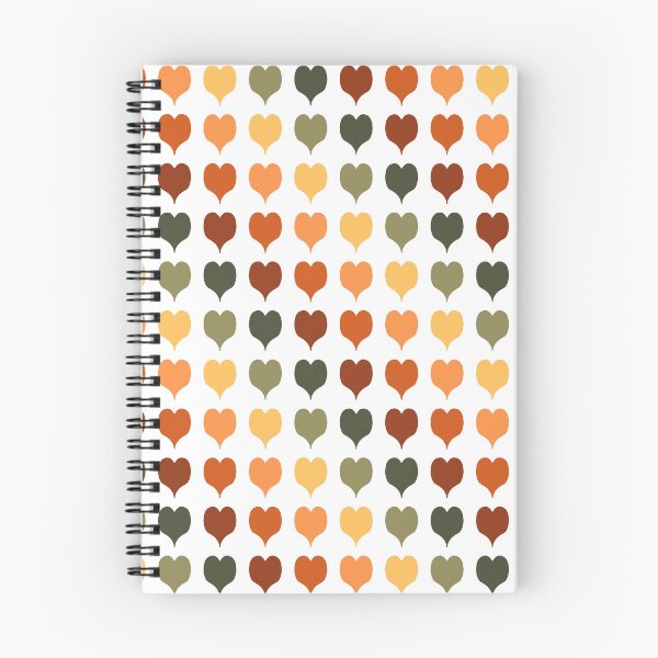 Item preview, Autumn hearts pattern designed and sold by Ana Gorozpe.