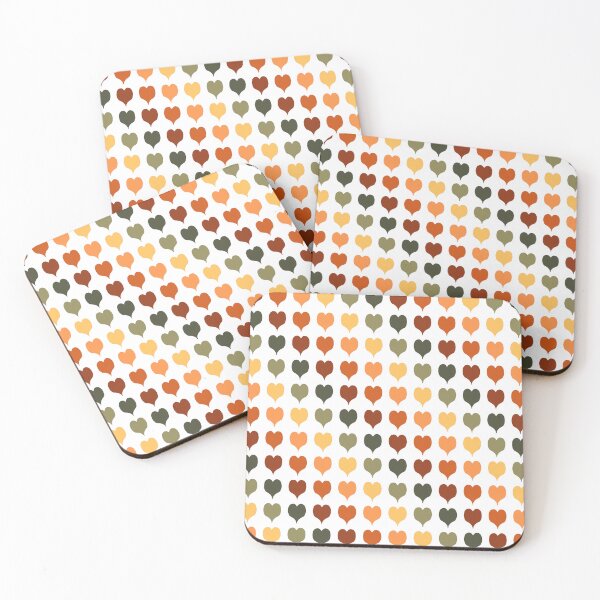 Item preview, Autumn hearts pattern designed and sold by Ana Gorozpe.