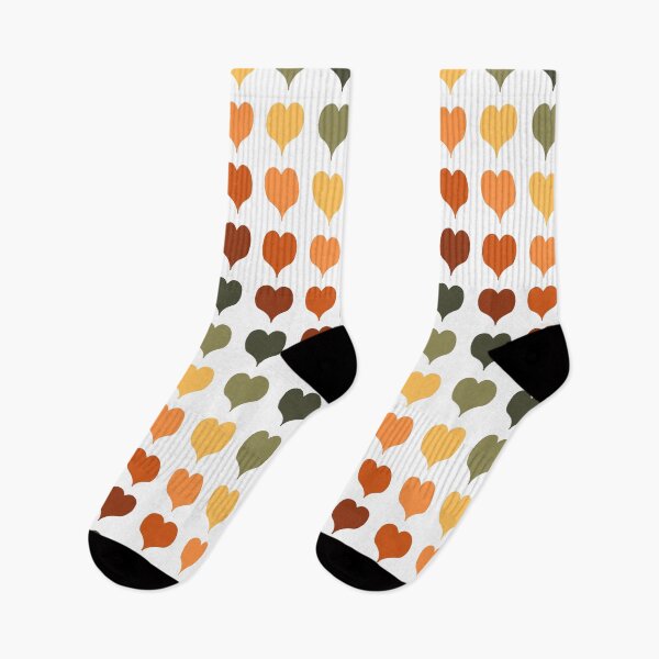Item preview, Autumn hearts pattern designed and sold by Ana Gorozpe.
