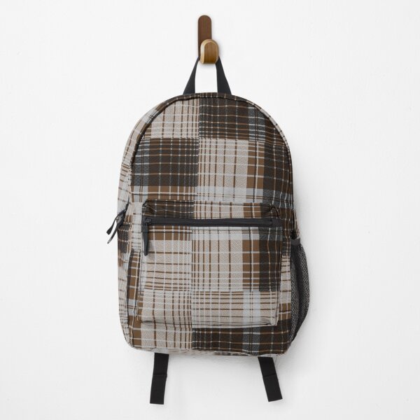 Item preview, Retro Plaid Seamless Pattern in Black and Brown designed and sold by Full4Energy.
