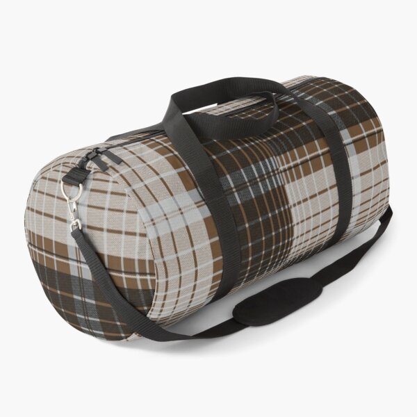 Camping Print Oversized Weekender Bag, Plaid Aesthetic Gift