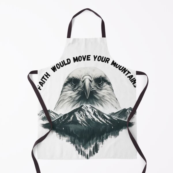 Item preview, Faith Would Move Your Mountains, Eagle and Mountains Art designed and sold by Faithloveshop.