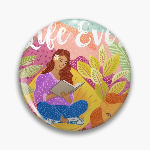 Item preview, The Best Life Ever (Girl and Lion) designed and sold by Paper Bee Gift Shop.