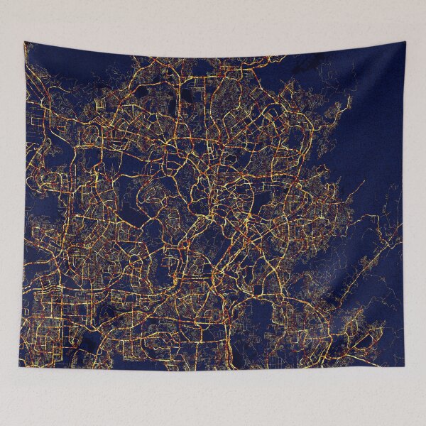 Item preview, Kuala Lumpur, Malaysia - City At Night designed and sold by deMAP.