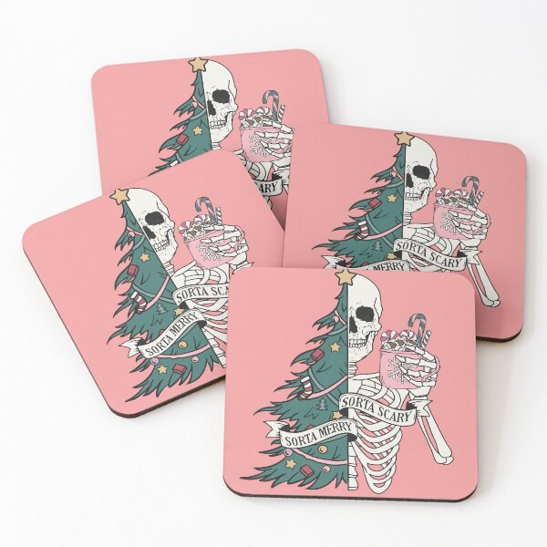 Item preview, Sorta Merry Sorta Scary Christmas Skeleton Candy Cane designed and sold by ArtMeetsPizza.