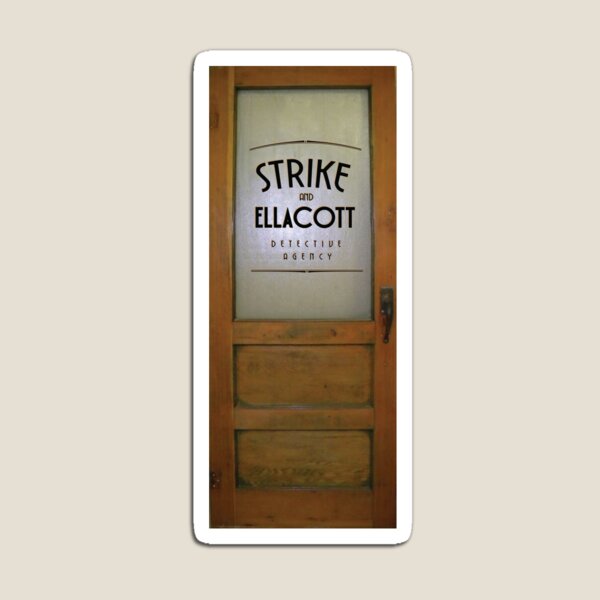Item preview, Strike & Ellacott Detective Agency Door (Strike Series) designed and sold by SuperfluousGirl.