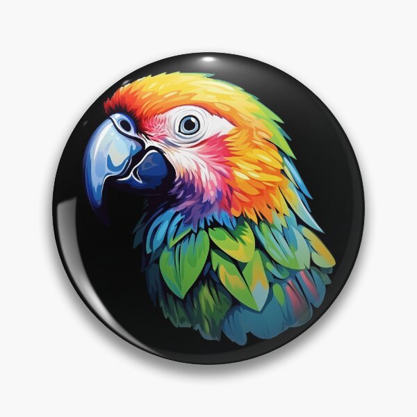 Item preview, Parrot Chic in Vibrant Watercolor Tropical designed and sold by meganohm.