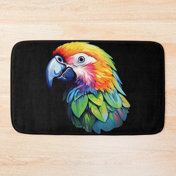 Item preview, Parrot Chic in Vibrant Watercolor Tropical designed and sold by meganohm.