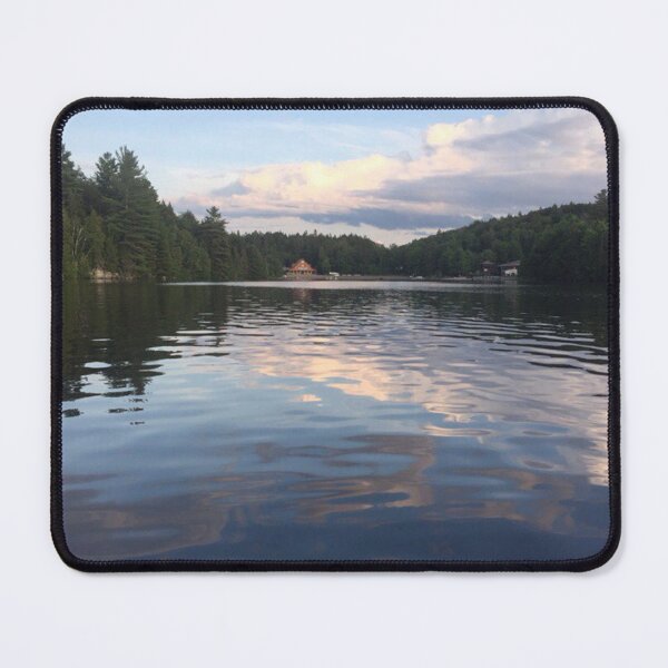 Item preview, River near cottage in the evening designed and sold by irenrank.